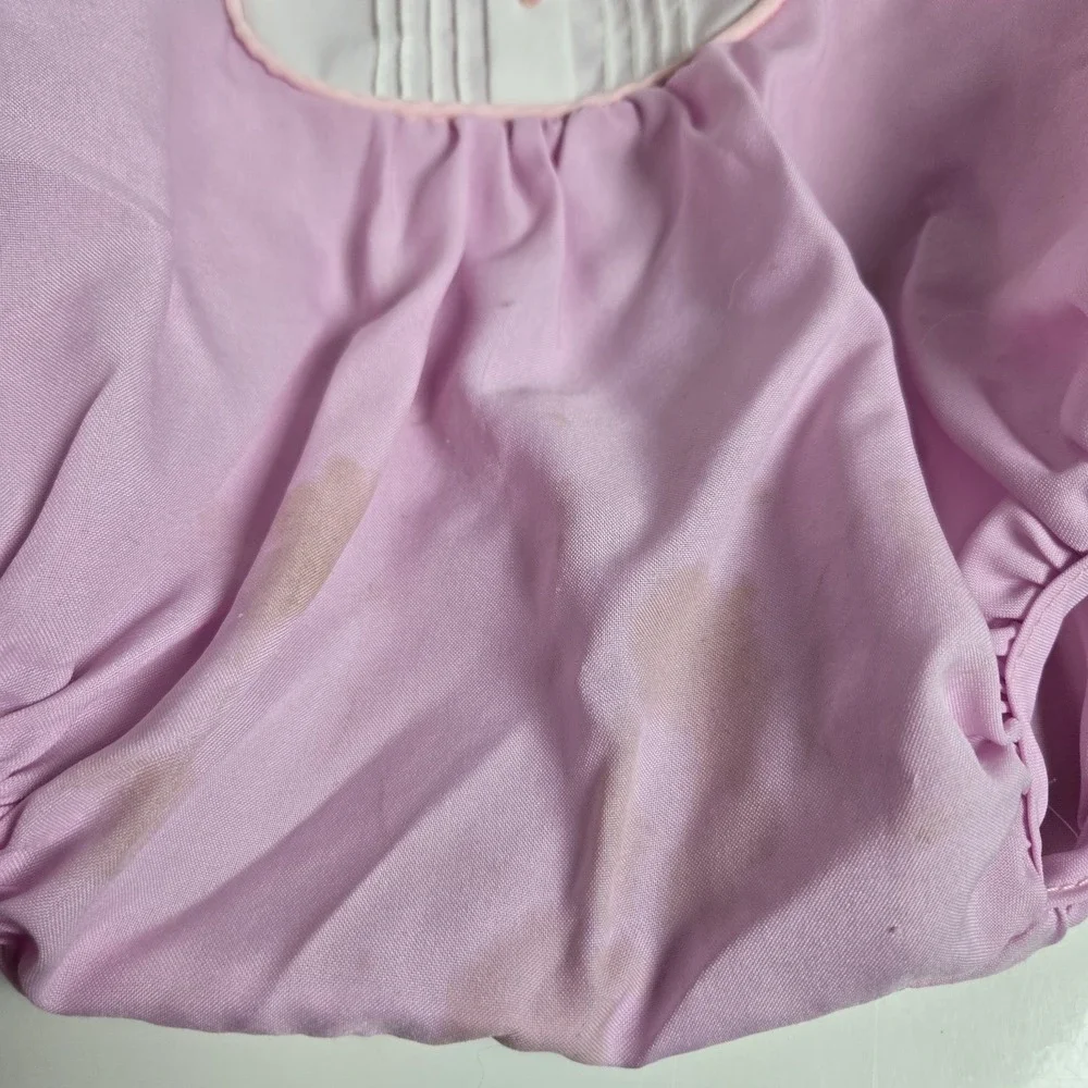 Vintage 1986 Puffalump Puppy Dog Fisher Price #8003 Pink Stuffed Plush Toy Shirt